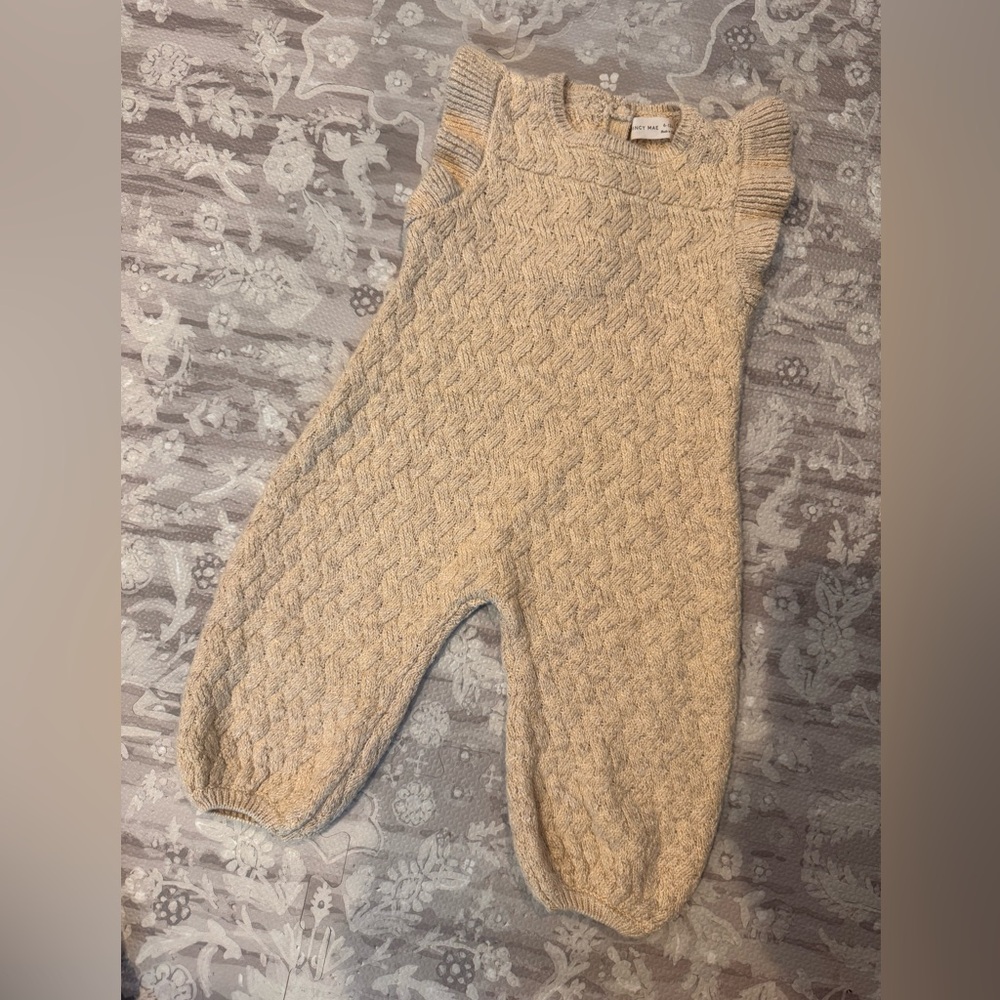 Quincy Mae 6/12 Mira Knit Romper